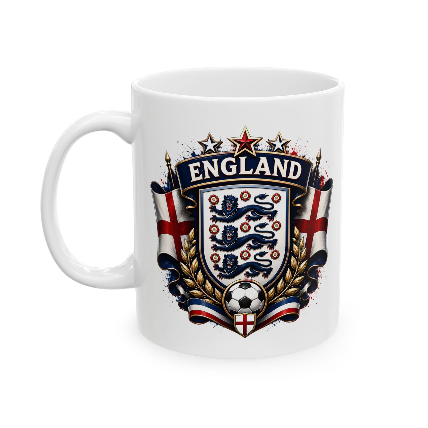 England Ceramic Coffee Cup (11oz, 15oz)
