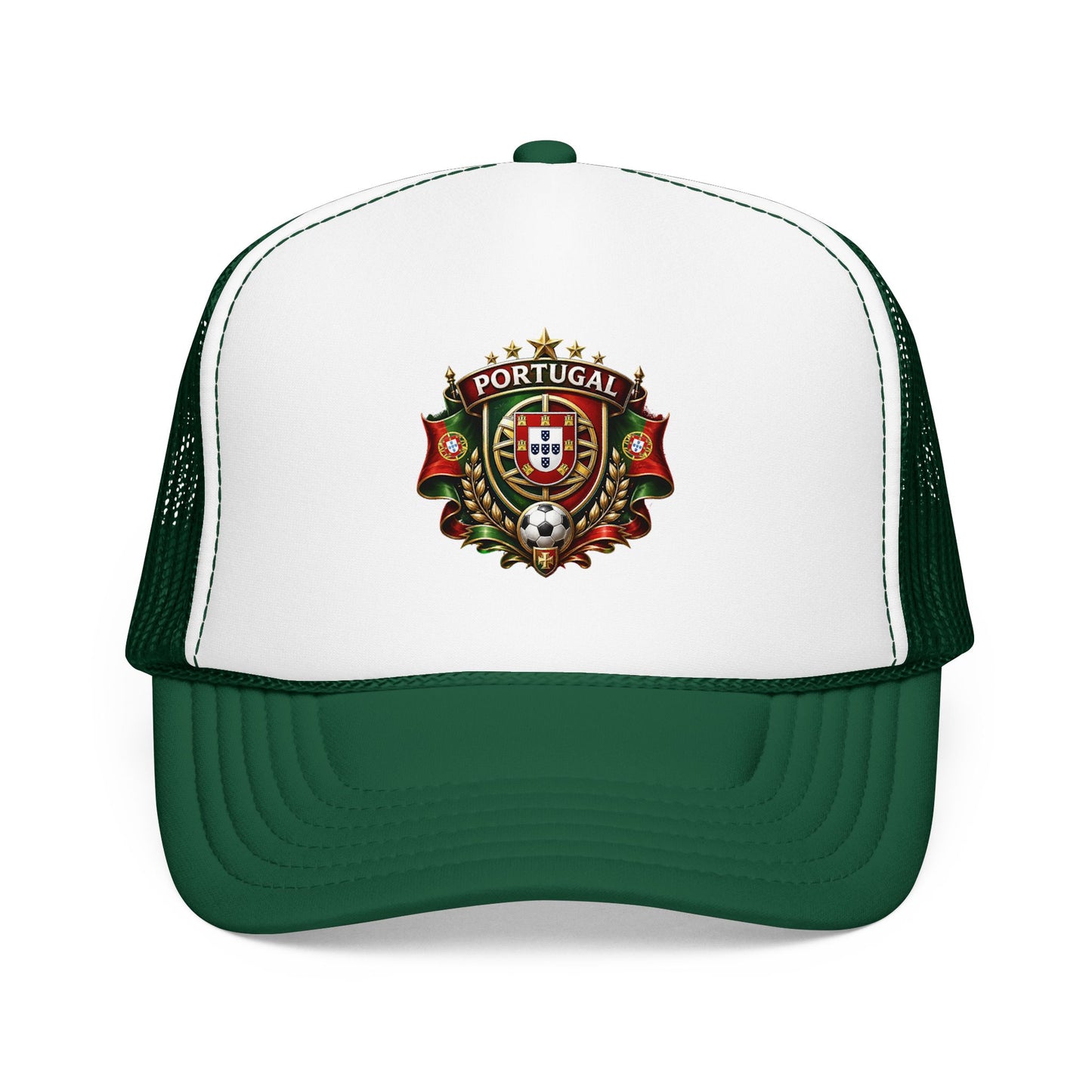 Portugal Crest Trucker Hat High Quality