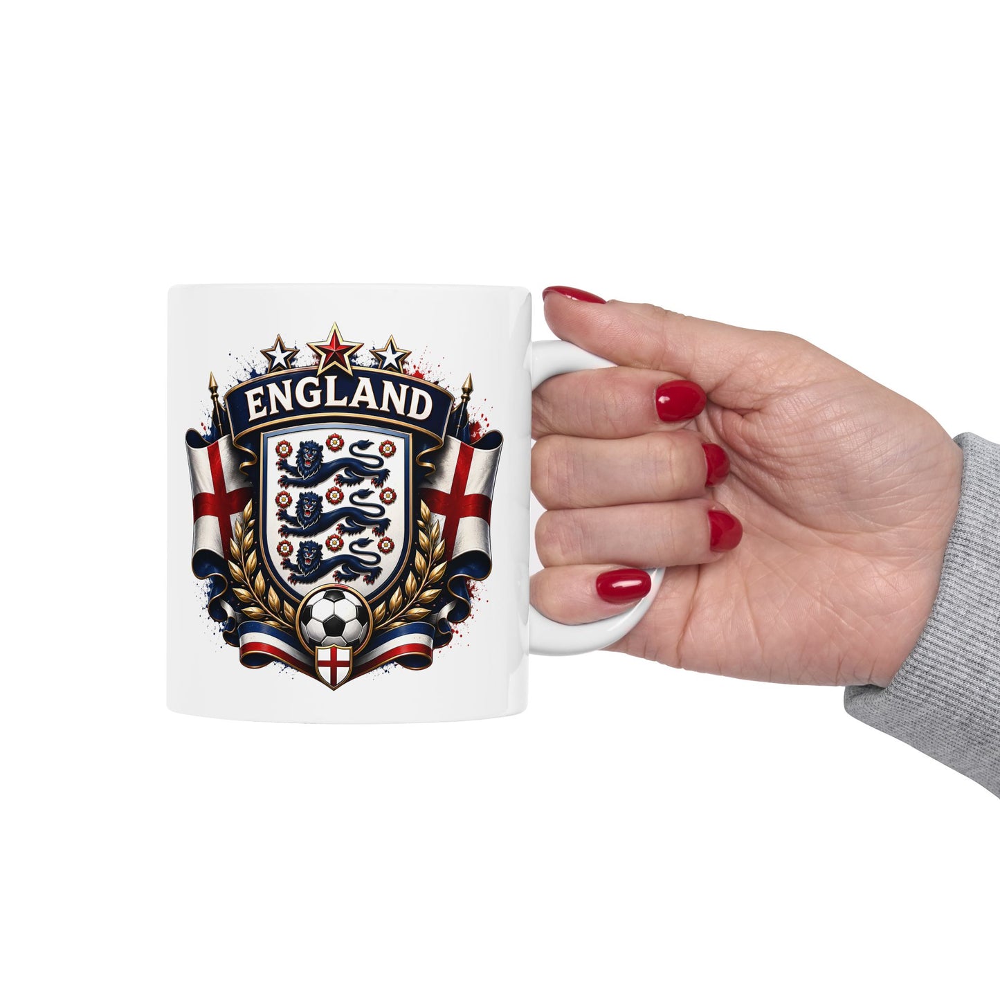England Ceramic Coffee Cup (11oz, 15oz)