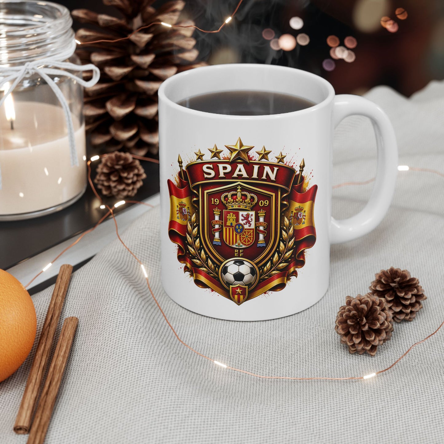 Spain World Cup Coffee/Tea Cup (11oz & 15oz)