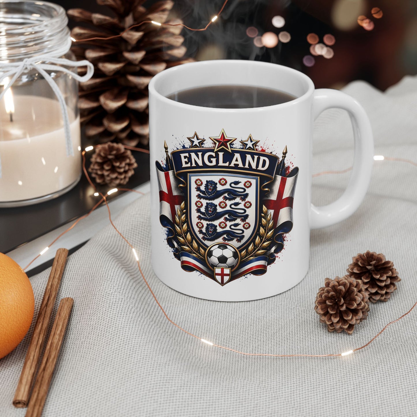 England Ceramic Coffee Cup (11oz, 15oz)