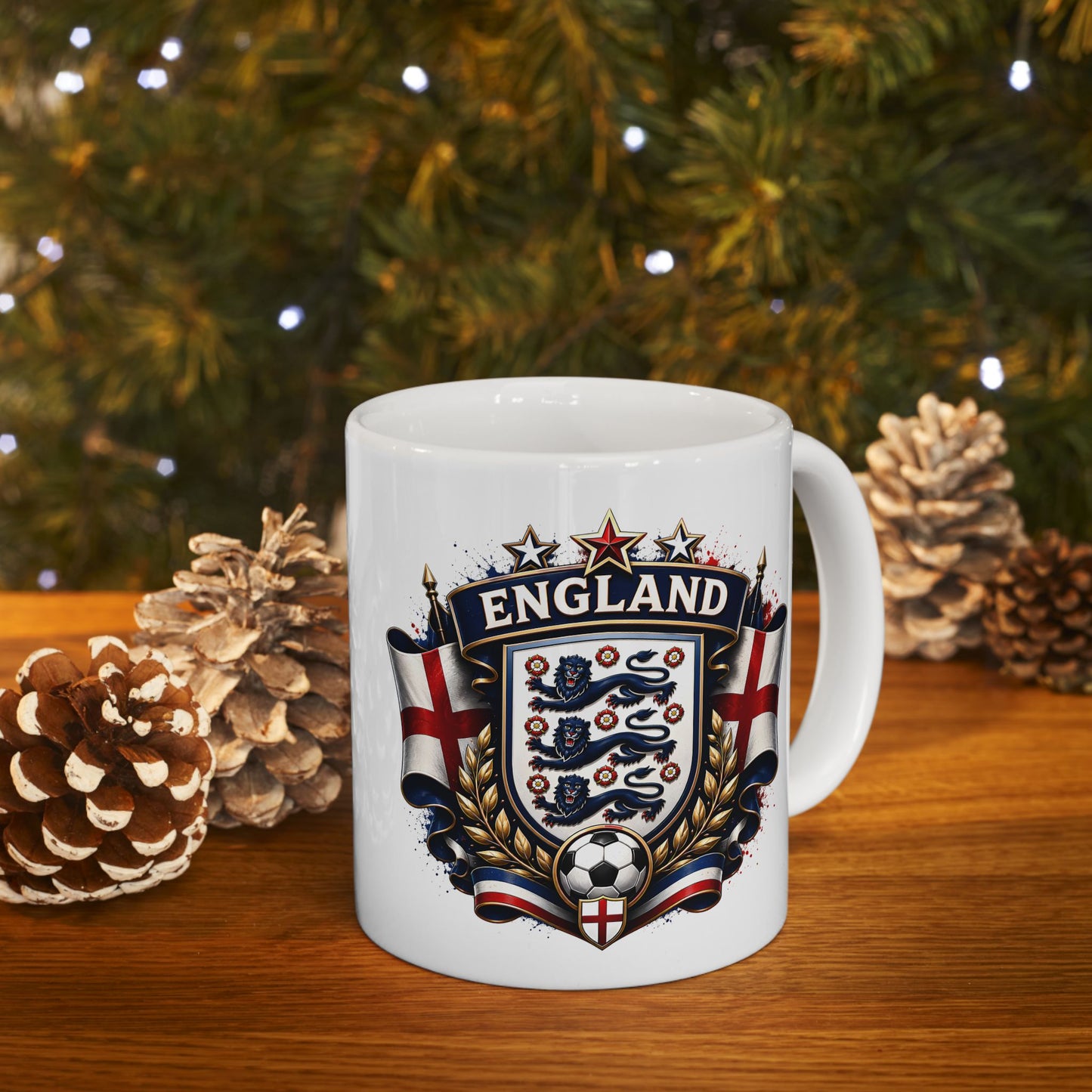 England Ceramic Coffee Cup (11oz, 15oz)