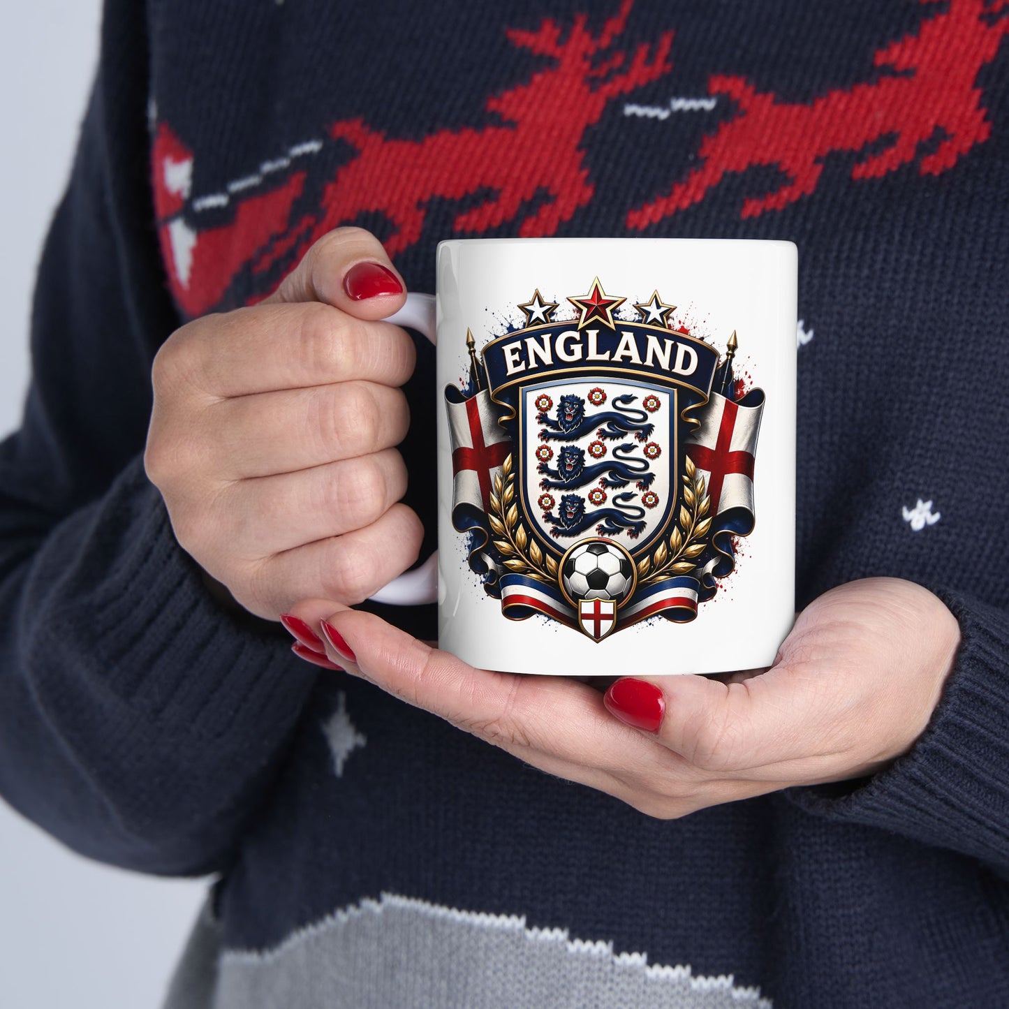 England Ceramic Coffee Cup (11oz, 15oz)