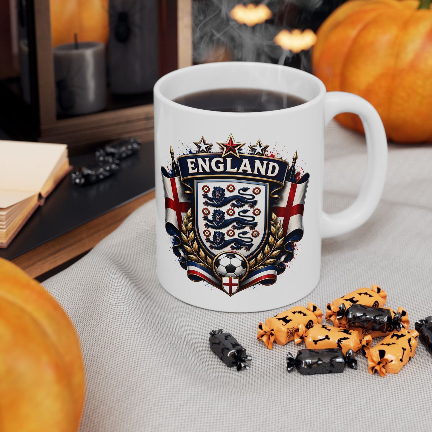 England Ceramic Coffee Cup (11oz, 15oz)