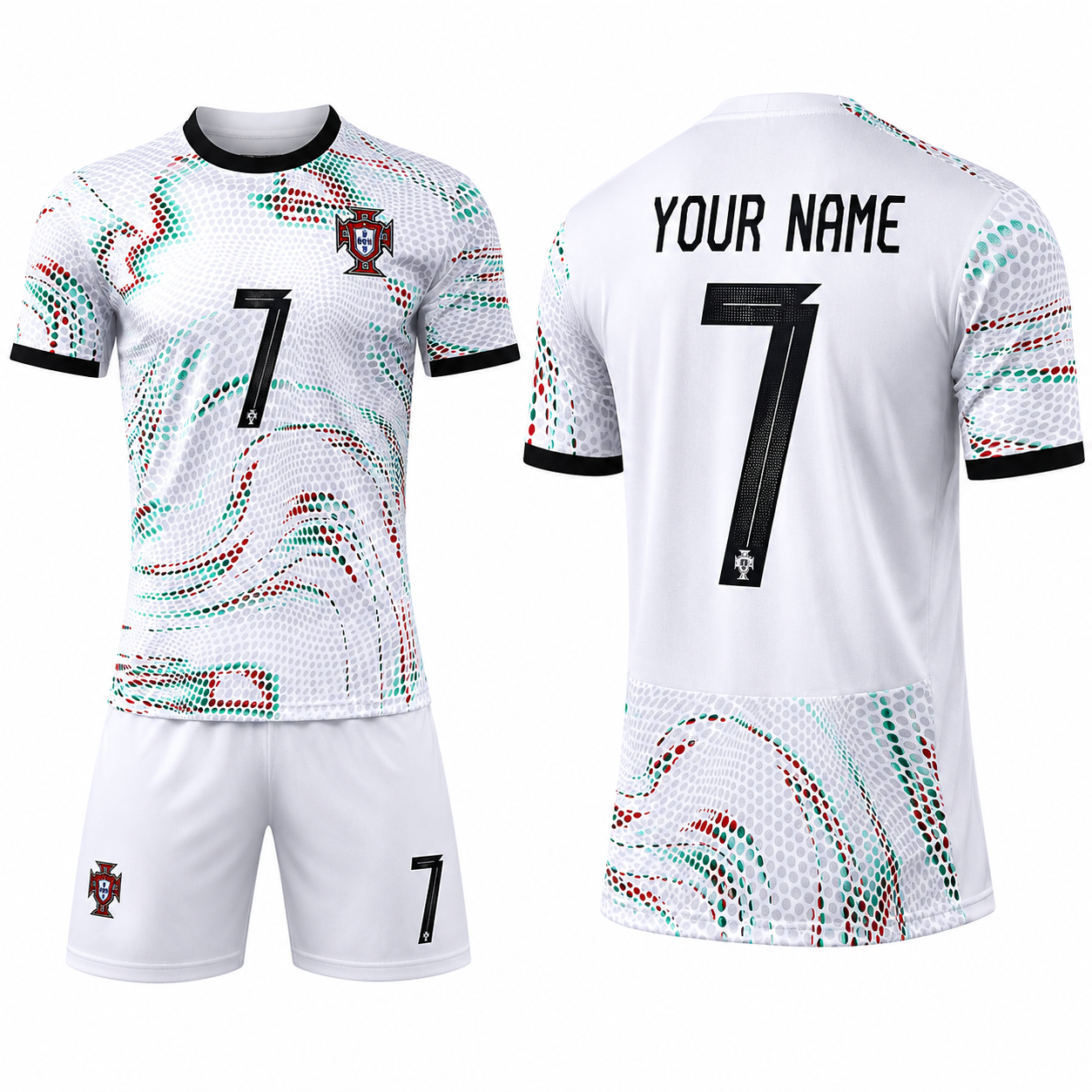 RONALDO PORTUGAL JERSEY WHITE