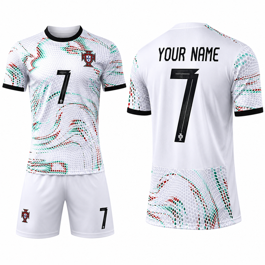 RONALDO PORTUGAL JERSEY WHITE