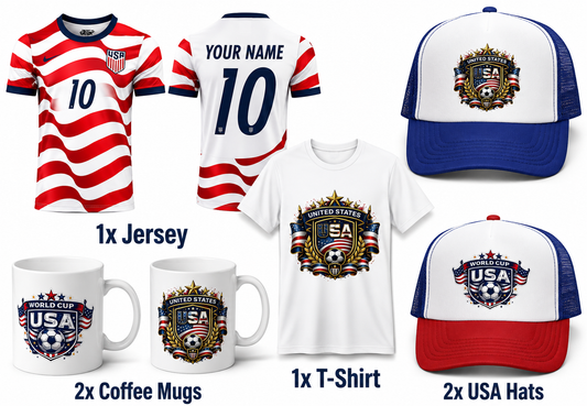 The Ultimate World Cup USA TRUE FAN BUNDLE
