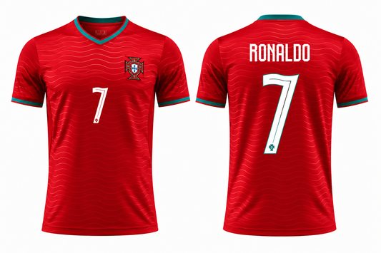 RONALDO PORTUGAL JERSEY RED
