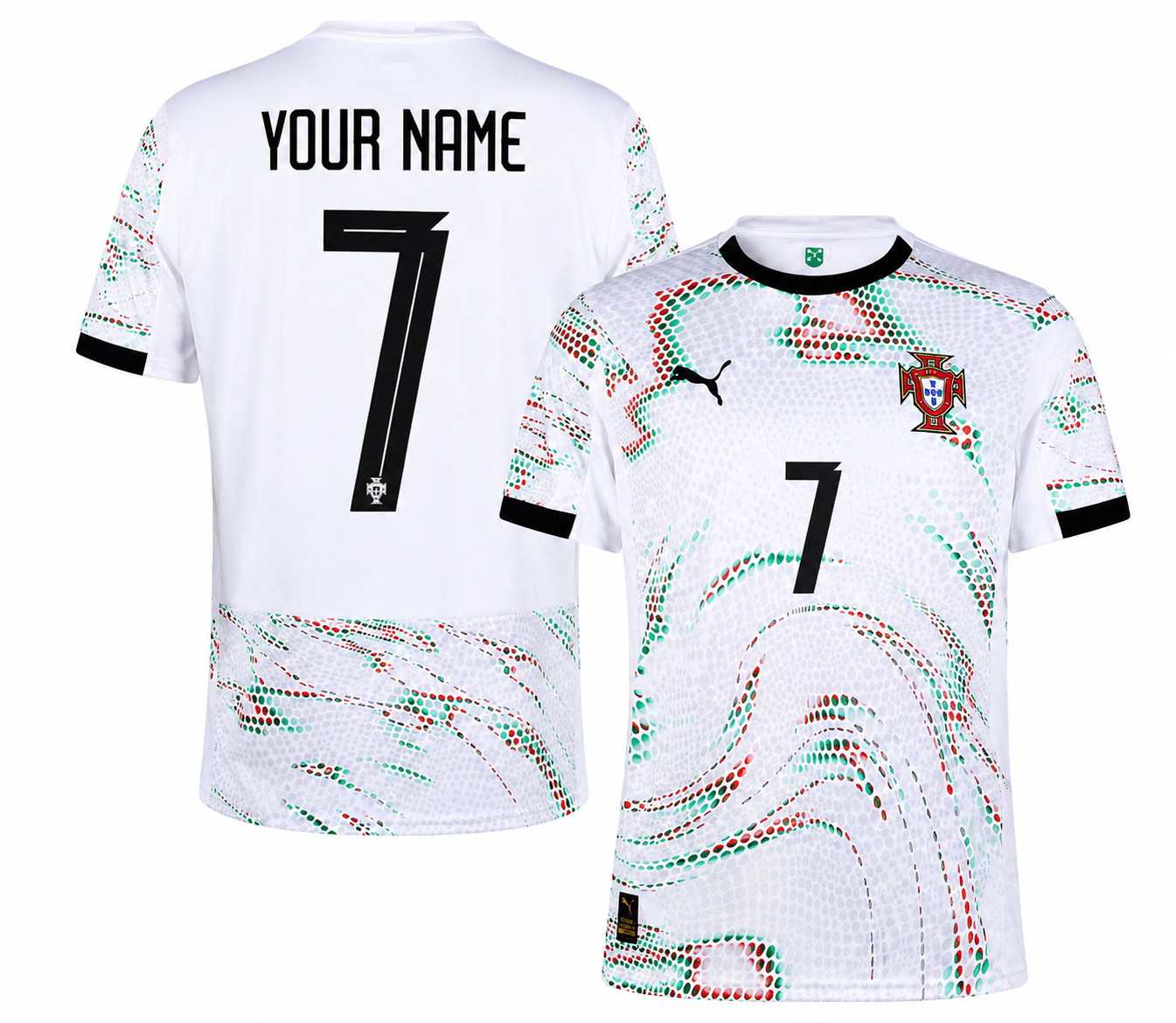 RONALDO PORTUGAL JERSEY WHITE