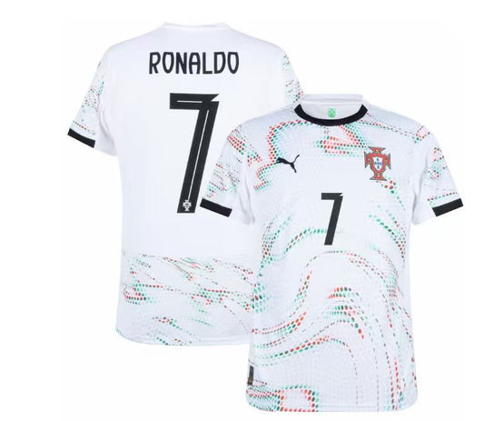 RONALDO PORTUGAL JERSEY WHITE